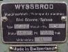  WYSSBROD Model  125/IIA Hobbing Machine